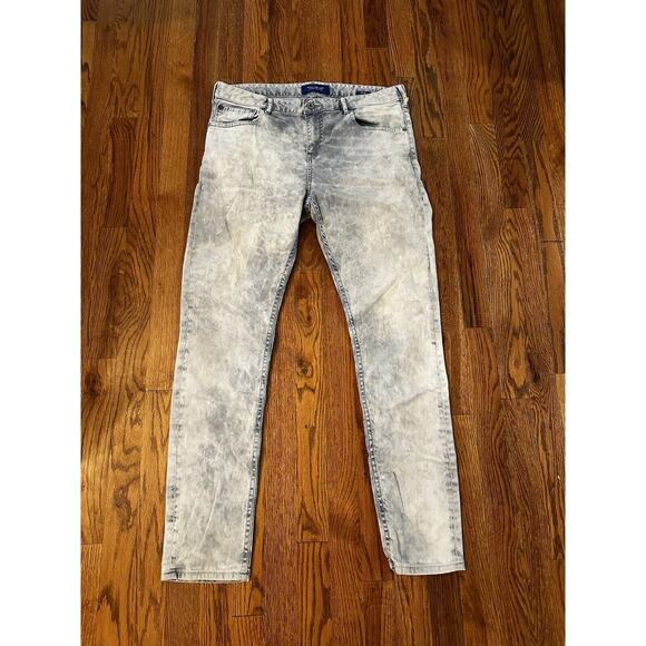 Scotch & Soda Jeans Mens Size 33x32 Skim Denim Light Wash Straight - Picture 1 of 13